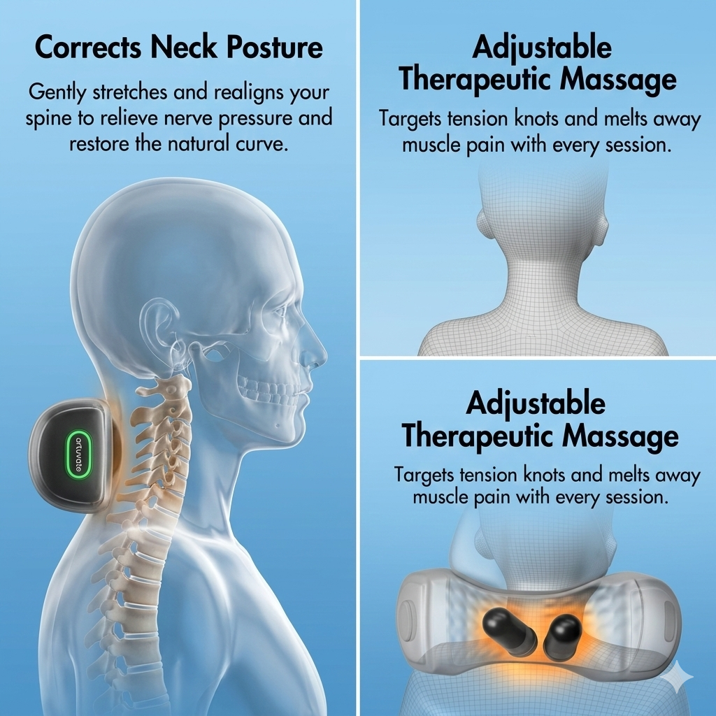 FisioRest®  Smart 3-in-1 neck deep massager